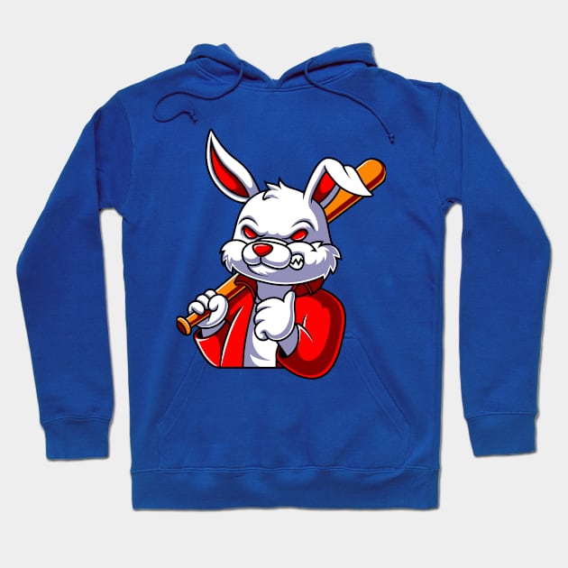 Cute Bunny Hoodie by Wavey's